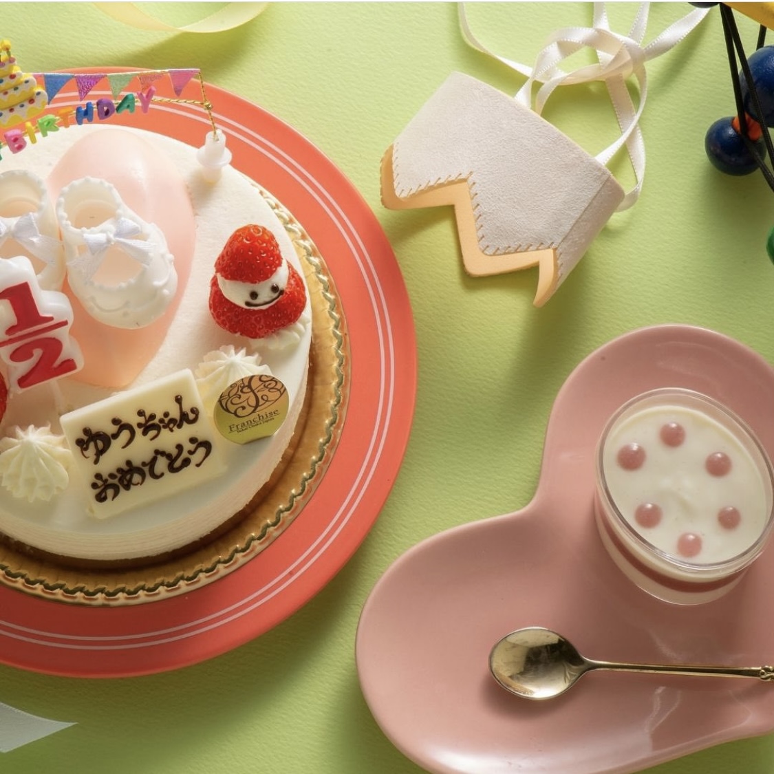 生後半年を迎えた赤ちゃんをかわいいケーキでお祝い！ハーフバースデーデコレーションセット予約スタート@堺市中区：