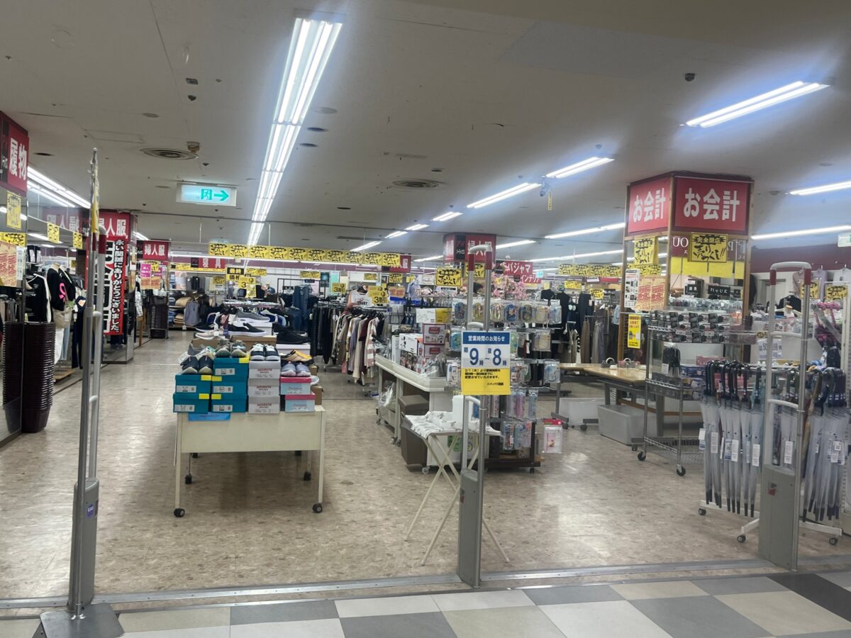 【閉店】堺市北区・レインボー金岡内にあるアパレル＆ファッション雑貨の『パーティハウスレインボー堺金岡店』が閉店されるそうです：