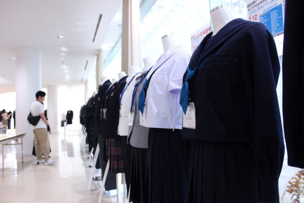 制服展示ブース