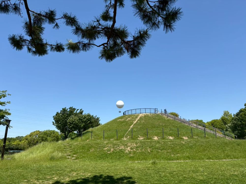 【堺・南河内のおすすめビュースポット】実は古墳だった！？空と緑が気持ちいい『七観山古墳』へ行ってきました♪
